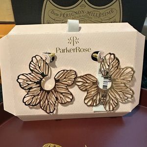Parker Rose Tropical Flower Earrings